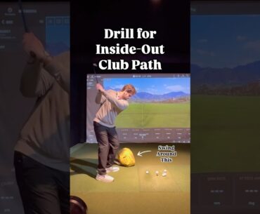 GOLF DRILL TO STOP SLICING | #golf #golfswing #golftips #golfdrill #golfinstruction #golflesson #pga
