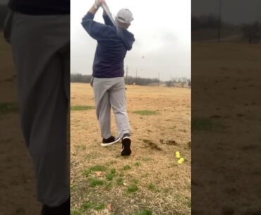Some shorter iron shots #golf #golffix