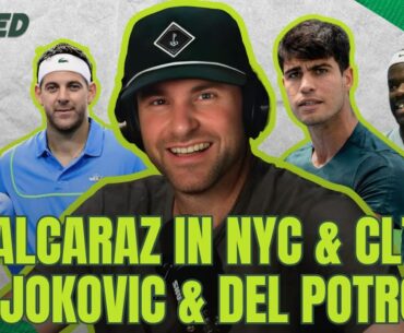 DEL POTRO'S Farewell Match w/ DJOKOVIC, ALCARAZ Shines in NYC & CLT, and Wilson Racket Burial