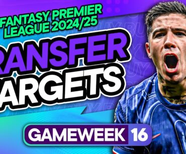 MY FPL GW16 TRANSFER TARGETS ♻️ Best Cheap Midfielders! 💰 | Fantasy Premier League 2024/25