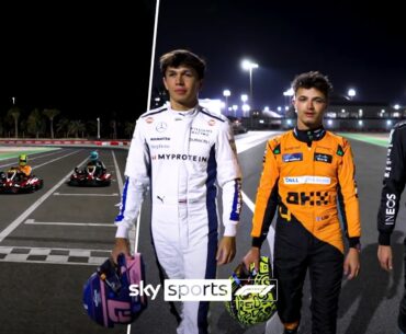 EXTENDED EDITION! Lando, George and Alex go karting AGAIN five years later 🏁🏎