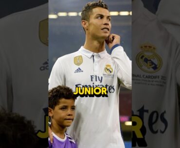 Cristiano Junior decidió jugar en el equipo de Messi 😱😰 || ¡Imperdible! 🔥 || #shorts #ronaldo