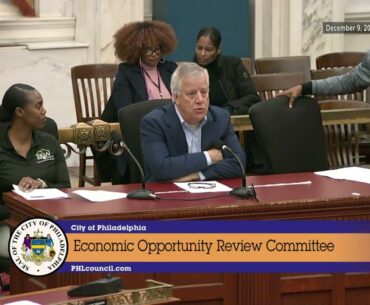 Economic Opportunity Review Committee 12-9-2024