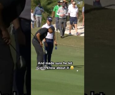 Just some fun between Tiger and JT 😂