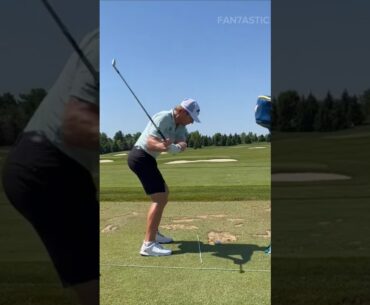 PGA Sam Burns Iron Swing & Slow Motion Golf Lesson