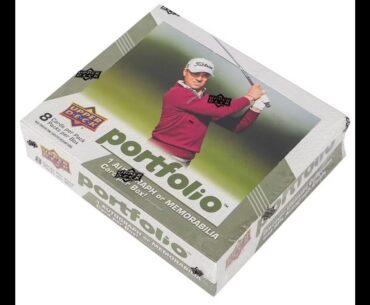 StanS ~ 2024 Upper Deck Portfolio Golf Hobby Box Break