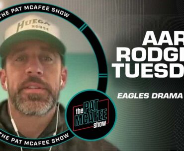 Aaron Rodgers offers solution for Eagles’ drama + Reflects on OT loss to Miami | The Pat McAfee Show