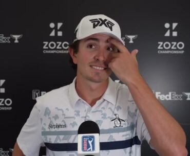 Nico Echavarría Friday Flash Interview 2024 ZOZO CHAMPIONSHIP © PGA Tour