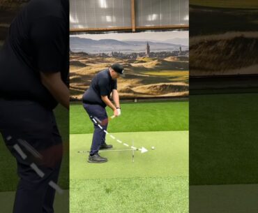 POV: The missing piece for consistent golf shots! #golfswing #golfdrills