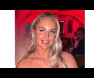 Charley Hull Turns Head as she poses in a Bra-less white skirt