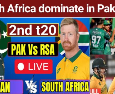 Pakistan vs South Africa 2nd t20 2024 | South Africa dominate in Pakistan | Pak tour of South Africa
