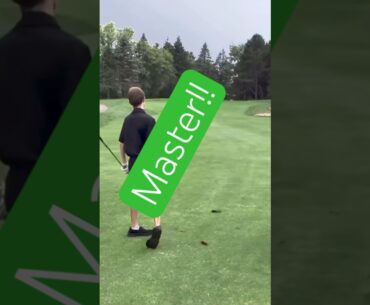 The craziest swing in golf! #shorts