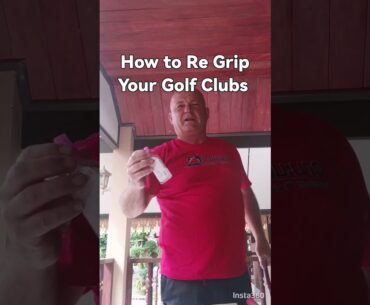 How To Re Grip A Golf Club | Golfprodave