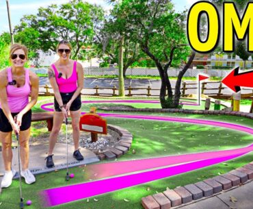 Can We Get a Hole in One at This Tricky Mini Golf Course?!