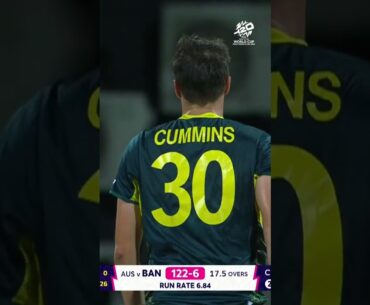 Pat Cummins claims rare #T20WorldCup hat-trick 🔥 #cricket #cricketshorts #ytshorts