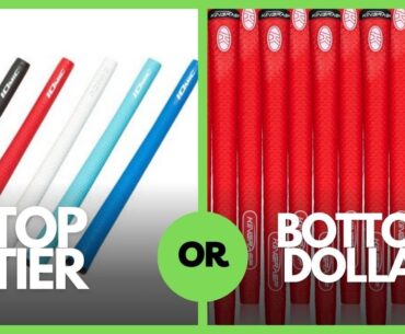 Are expensive golf grips worth the price? | Top Tier or Bottom Dollar