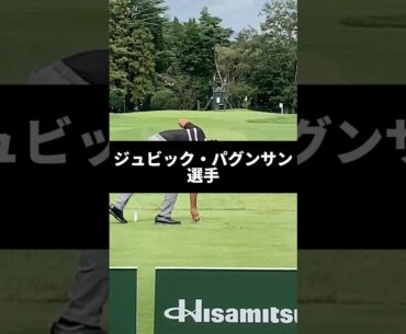 ジュビック・パグンサン選手のアイアンショットのスイング