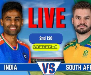 🔴 Live: India vs South Africa, 2nd T20 Match Score & Commentary | Live Cricket Match Today IND vs SA
