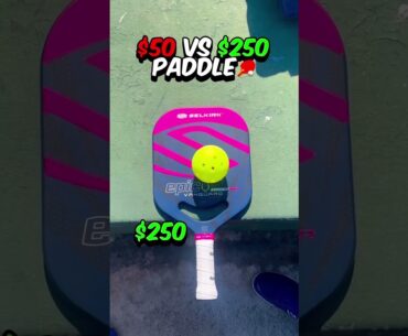 $50 vs. $250 Pickleball Paddle! #pickleball