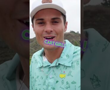 Cart girl, cart girl, talking bout the cart girl!  #golf #golfgods #funnyvideo #golfswing #golfer