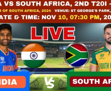 INDIA vs SOUTH AFRICA LIVE 2nd T20 ! INDI vs SA LIVE 2nd T20 ! TODAY CRICKE LIVE ! SportSphere
