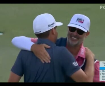 Keegan Bradley Winning Hole at BMW Championship 2024!