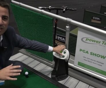 Power Tee Auto Tee Up System at the 2024 PGA Merchandise Show