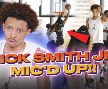 Nick Smith Jr. MIC'D UP at the Jordan Brand Classic!! | #1 player in his class