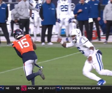 Trick-play gone awry! Nik Bonitto blows up Colts' trickery with pick-six TD