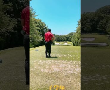 #蝉川泰果 プロ　第91回日本プロゴルフ選手権大会 2024 予選2日目　2024/7/5 #golf #ゴルフ #日本プロゴルフ選手権 #志野 4番 #ティーショット #ショートホール #PING