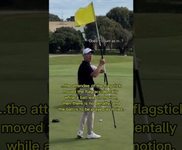 Accidental Deflection by Flagstick Attendee - Golf Rules Explained
