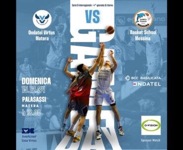 Ondatel Virtus Matera vs Basket School Messina