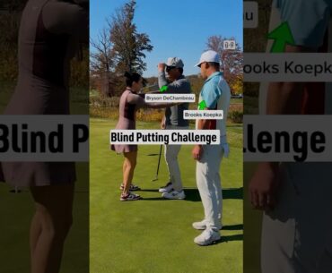 Bryson DeChambeau almost sunk that first putt 🤯