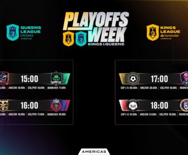👑 PLAYOFFS (SEMIFINALES) - KINGS LEAGUE SANTANDER - QUEENS LEAGUE OYSHO ⚽