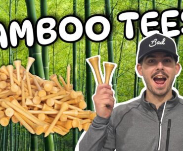 BAMBOO vs. Traditional Golf Tees!