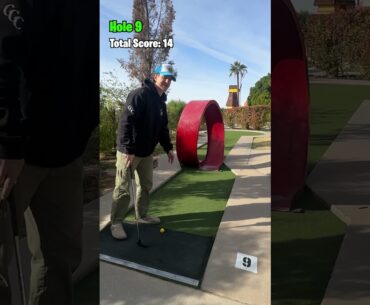 I Am Setting a NEW Mini Golf Course Record!! (Holes 7-12)