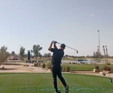 8th Hole Peter Uilhein, Tyrell Hatton and Steve Lewton all find the green on Day 3