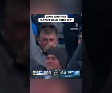 The Lions fan crying says it all 💙 #shorts #nfl