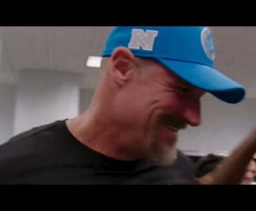 Dan Campbell Gets Emotional When Lions QB Jared Goff Gives him Game Ball in Dallas