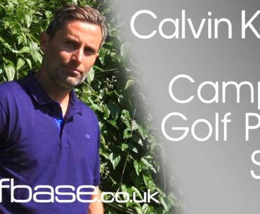 Calvin Klein Mens Campus Golf Polo Shirt