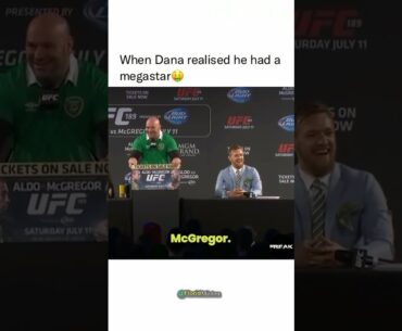 When Dana Realized Conor Is A Megastar🤑