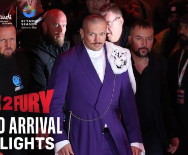 RIYADH SEASON: OLEKSANDR USYK VS. TYSON FURY 2 | GRAND ARRIVAL HIGHLIGHTS