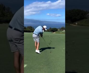 PGA Davis Riley Iron Swing & Slow Motion Golf Lesson