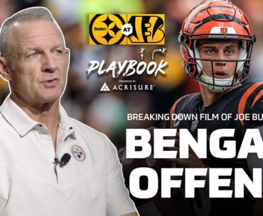 Breaking Down Film of Joe Burrow & the Bengals Offense | Playbook | Pittsburgh Steelers