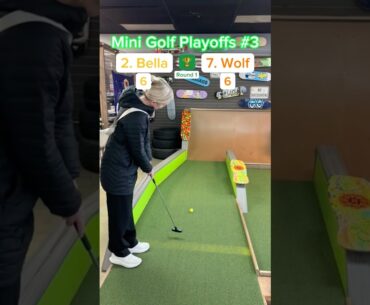 Hole 3, 2. Bella vs 7. Wolf | Round 1 of Playoffs #3 #minigolf
