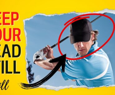 How to Keep Your Head Still in the Golf Swing (HOME PRACTICE DRILL)