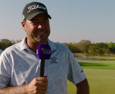 Keith Horne - Clubhouse Leader Interview - Zambia Golf Legends Championship