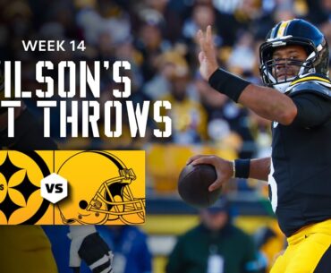 Russell Wilson's Best Throws From Win vs. Browns in Week 14 | Pittsburgh Steelers