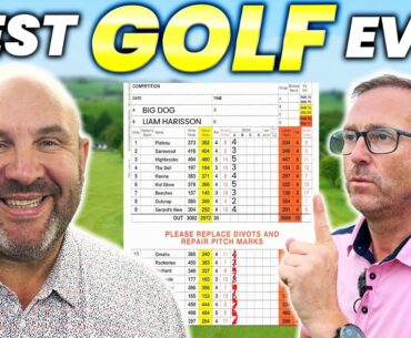 we shot -10 on a public golf course