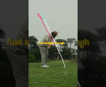Stop Thinking Of The Golf Swing As Straight Back and Through